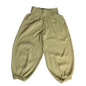 Free People FP Beach Better Days Ribbed High Rise Wide Leg Jogger Sweat Pants XS